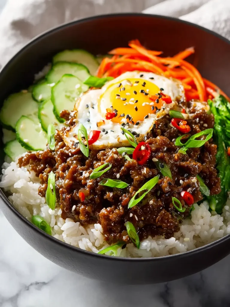 Korean Ground Beef Bowl: Quick and Flavorful Dinner Delight First Image