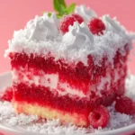 Raspberry Zinger Poke Cake First Image