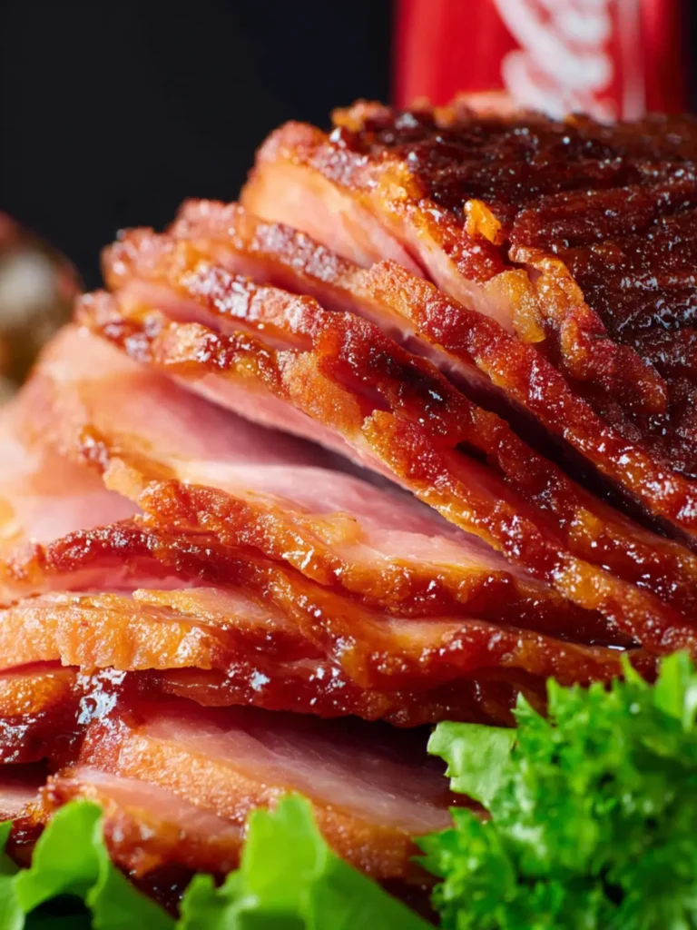 Slow Cooker Coca Cola Ham with Glaze First Image