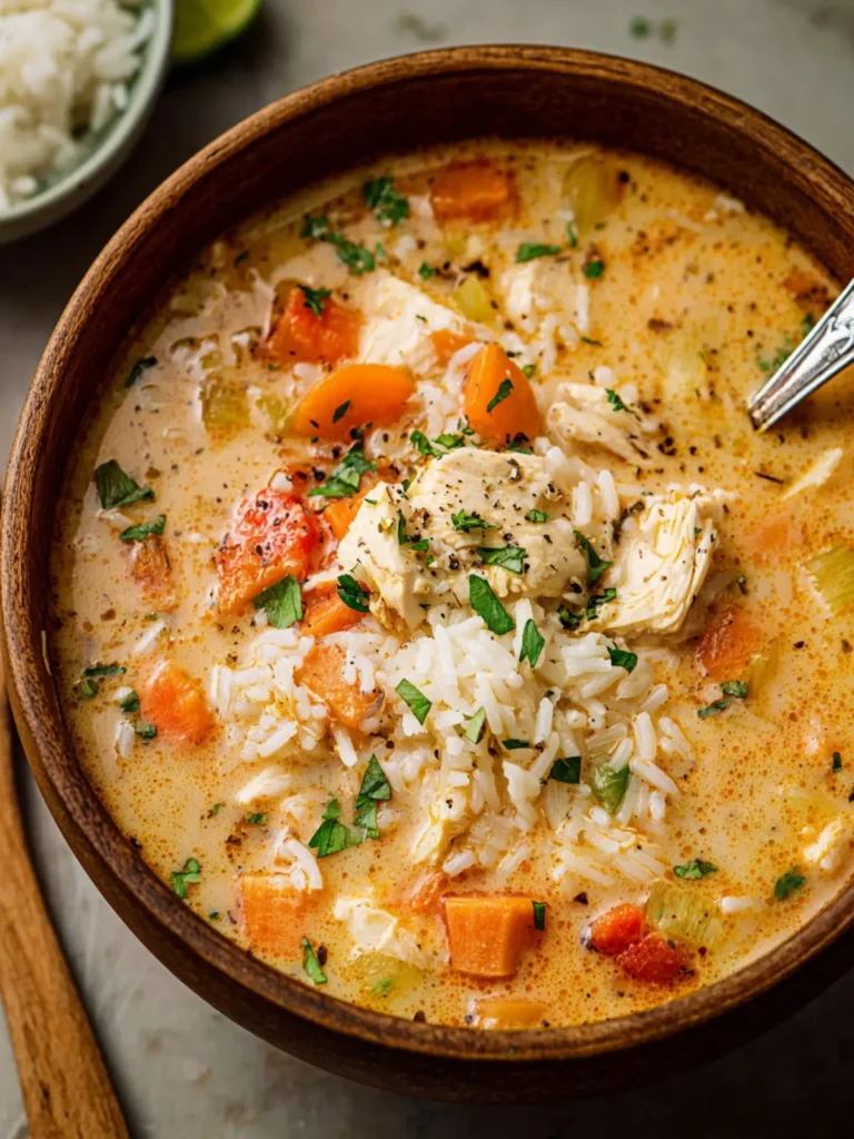 Cozy Crack Chicken and Rice Soup Recipe for Comfort First Image