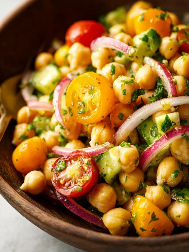 Easy Chickpea Salad First Image