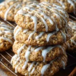 Homemade Iced Oatmeal Cookies First Image