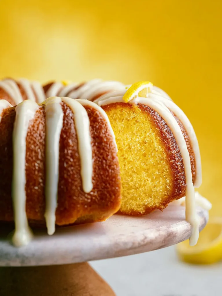 Lemon Bundt Cake Recipe First Image