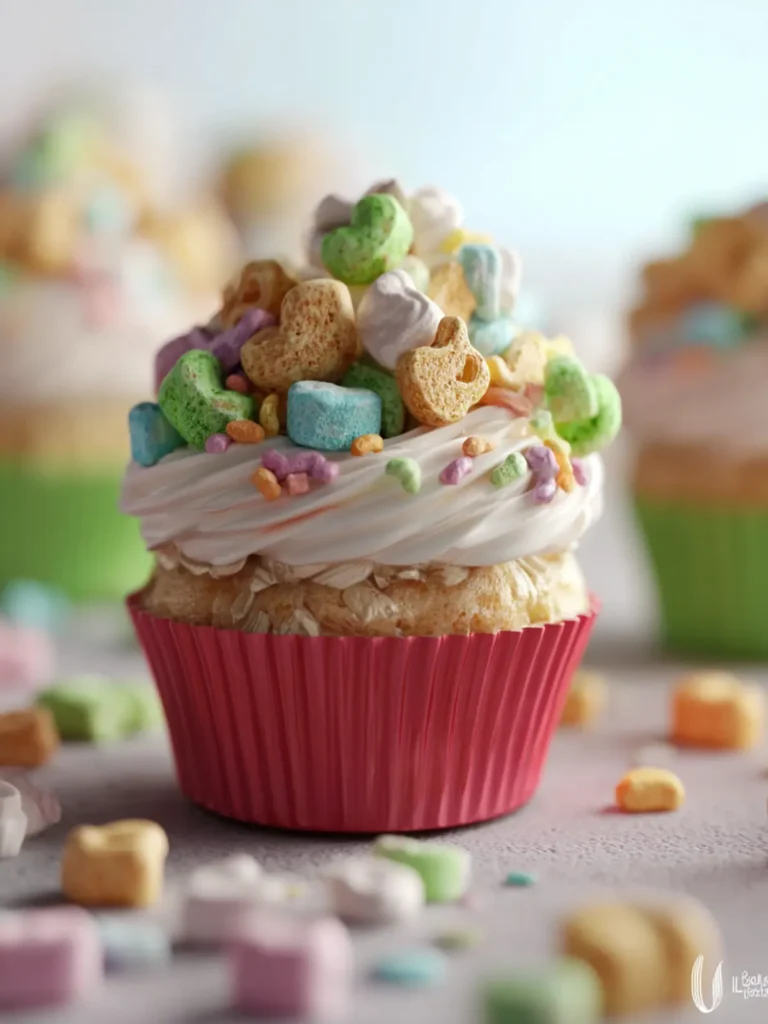 Lucky Charms Cupcakes First Image