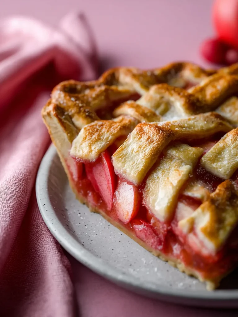 Rhubarb Pie First Image