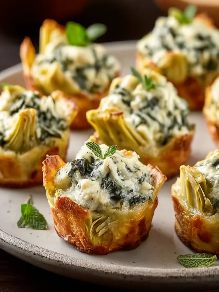Spinach Artichoke Bites: Creamy Party Pleasers First Image