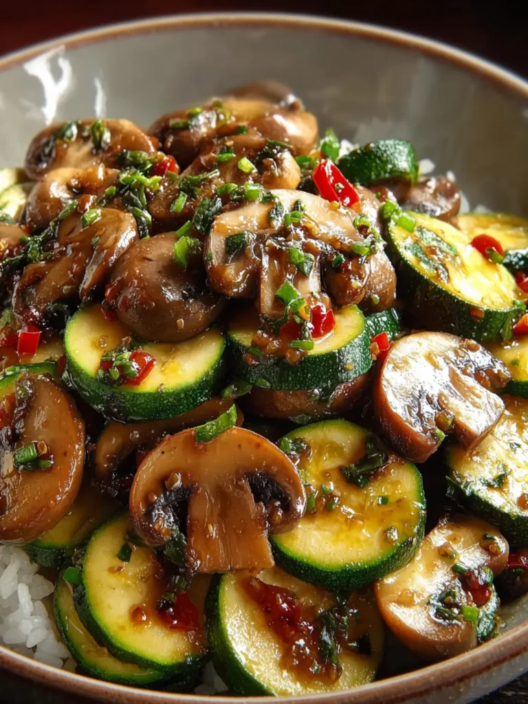 Zucchini Mushroom Sauté First Image