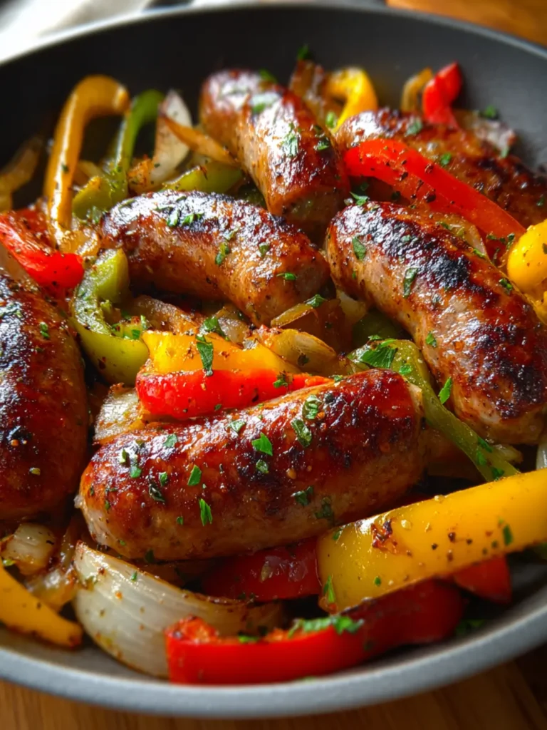 air fryer sausage and peppers First Image