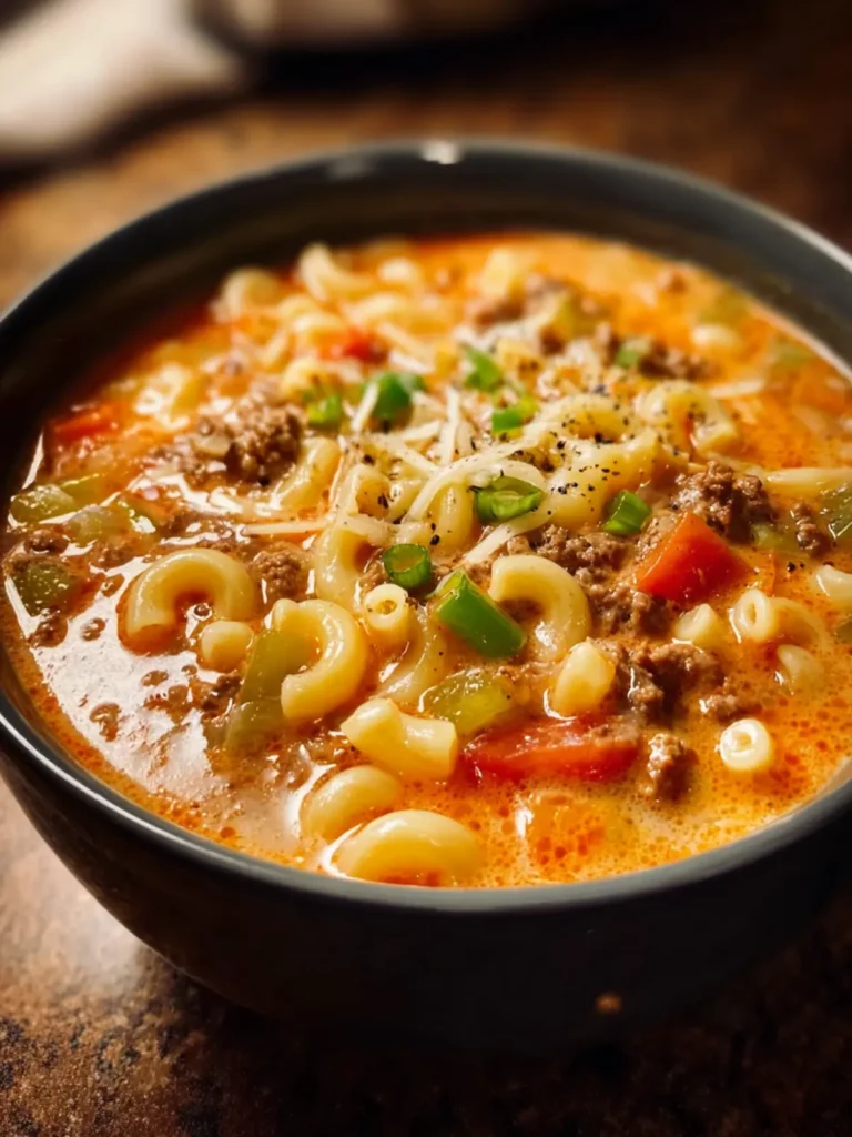 cheeseburger macaroni soup First Image