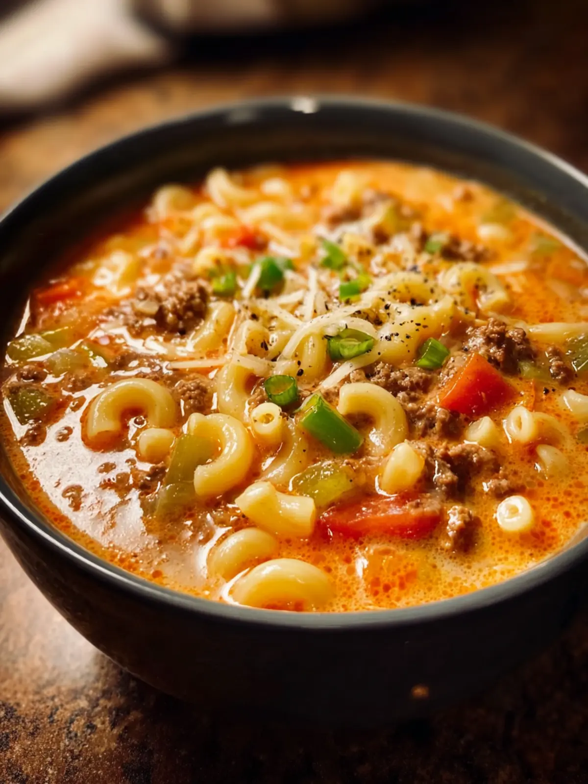 cheeseburger macaroni soup First Image