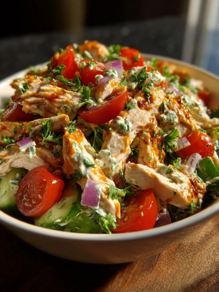 healthy ranch chicken salad First Image