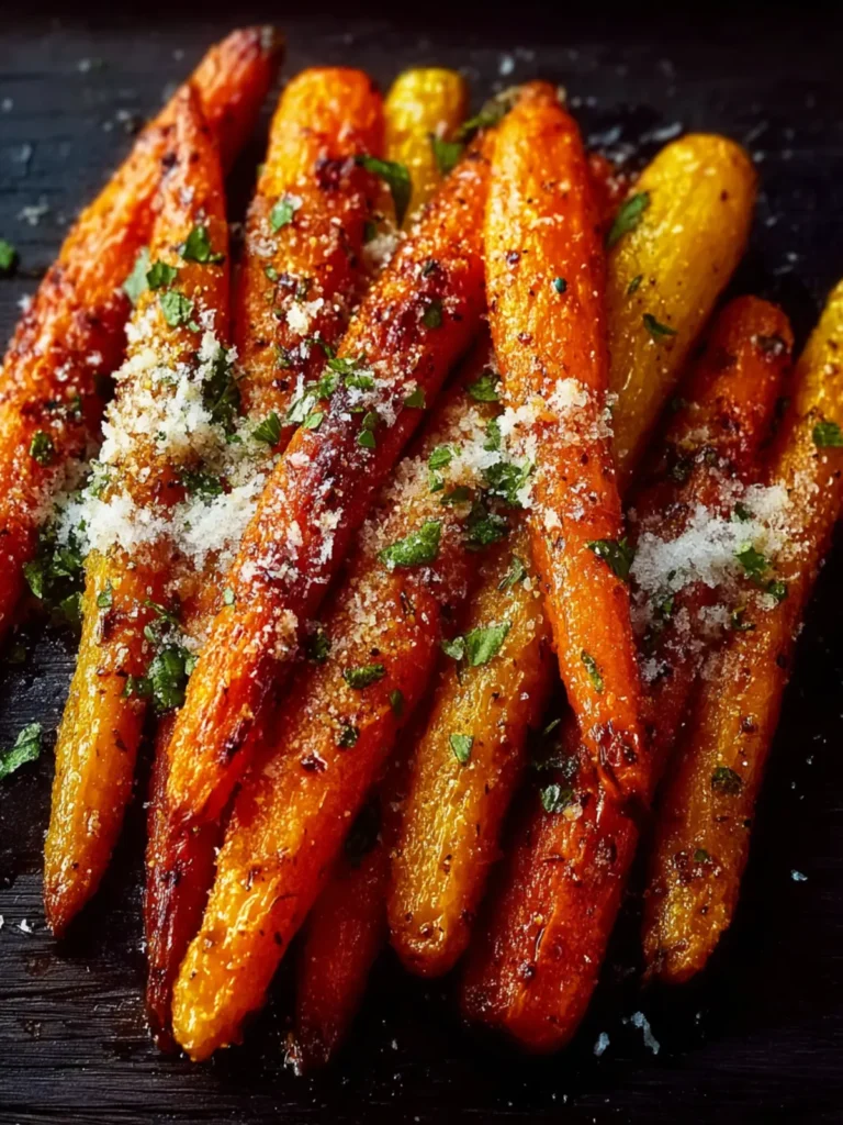 parmesan roasted carrots First Image