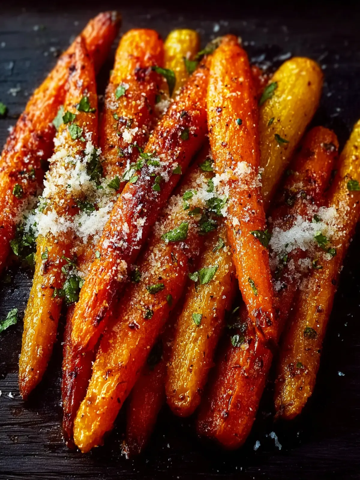 parmesan roasted carrots First Image