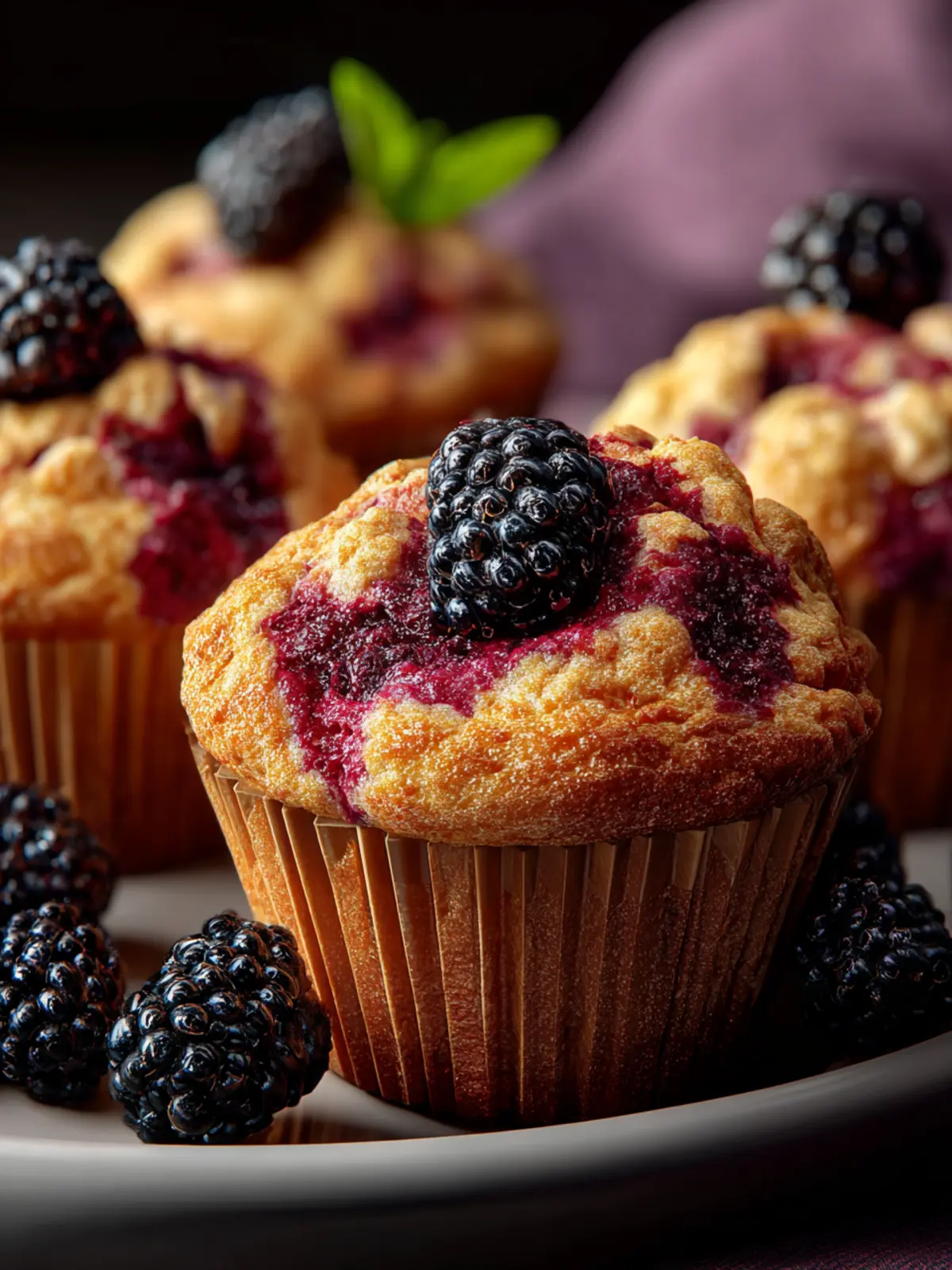 Blackberry Muffins First Image