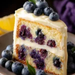 Blueberry Cake with Lemon Cream Cheese Frosting First Image