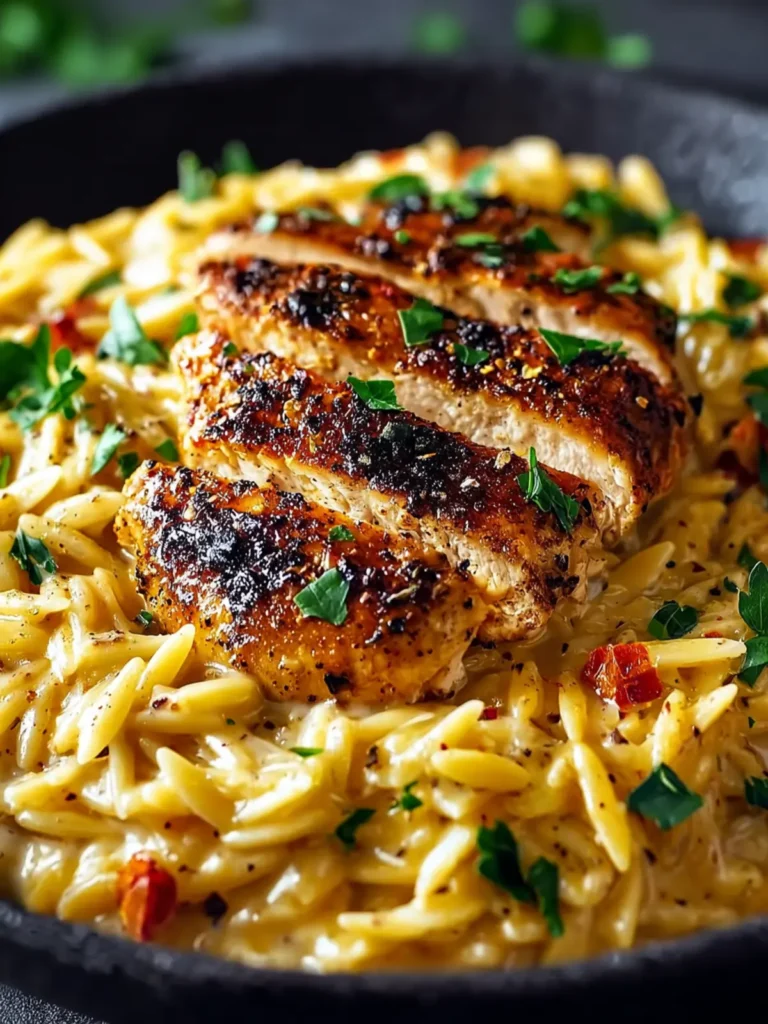 Cajun Chicken Alfredo Orzo First Image