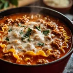 One Pot Lasagna Soup First Image