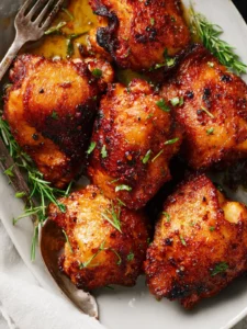 air fryer chicken thighs First Image