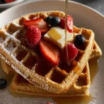 almond flour waffles paleo First Image