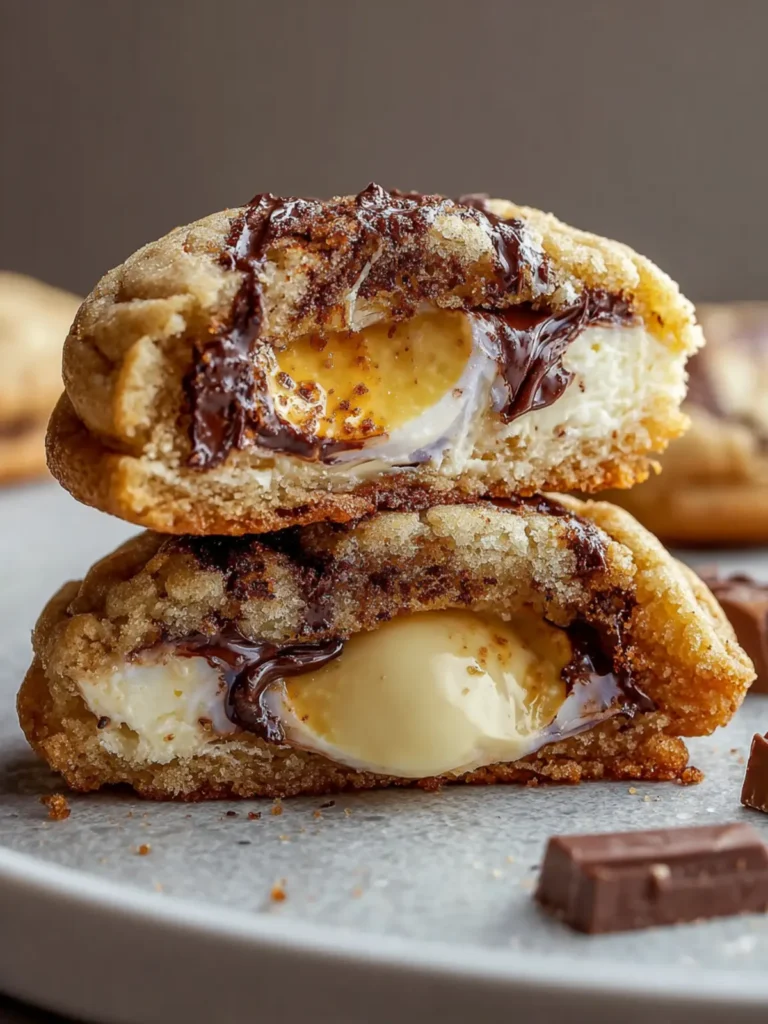 cadbury egg cheesecake stuffed cookies First Image