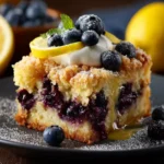 lemon blueberry cheesecake dump cake First Image
