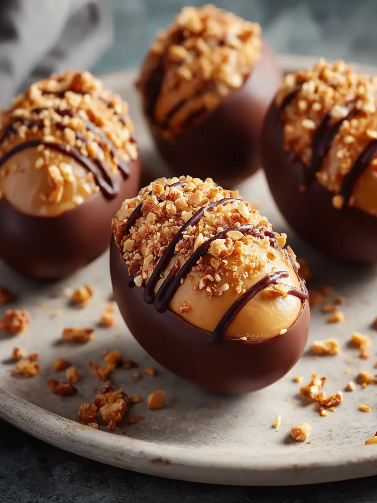 no-bake crunchy peanut butter eggs First Image