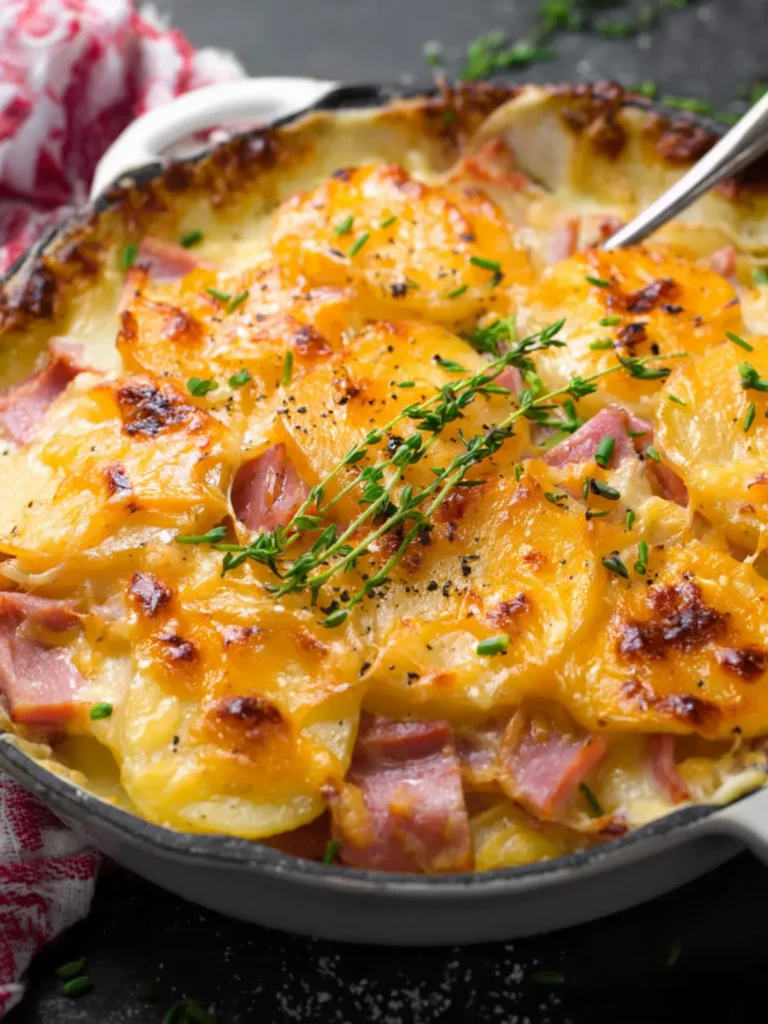 scalloped potatoes ham First Image