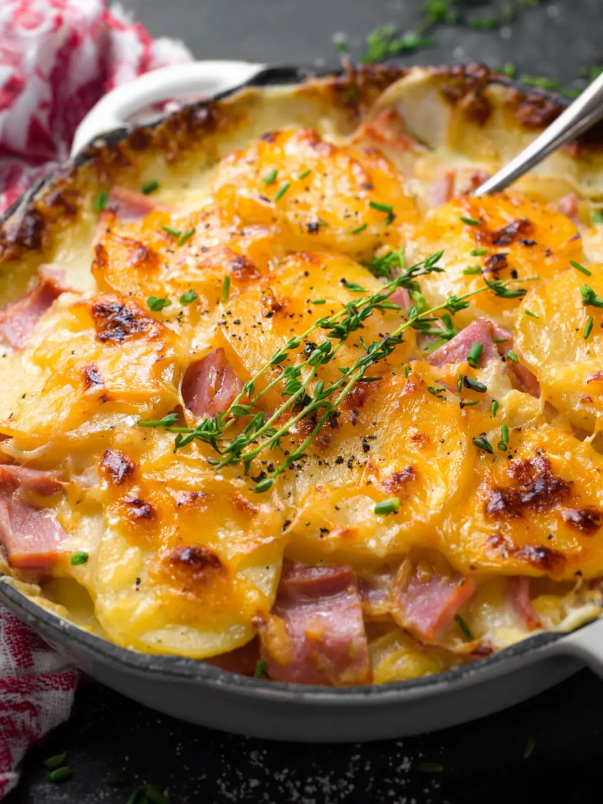 scalloped potatoes ham First Image