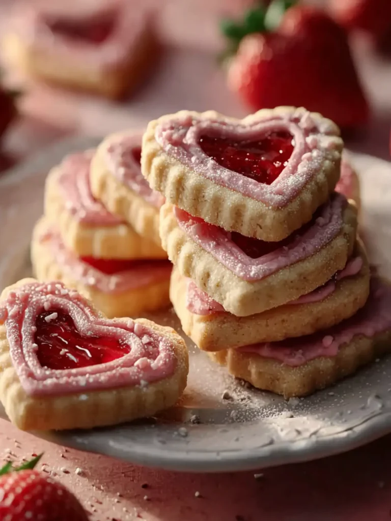 strawberry shortbread cookies First Image